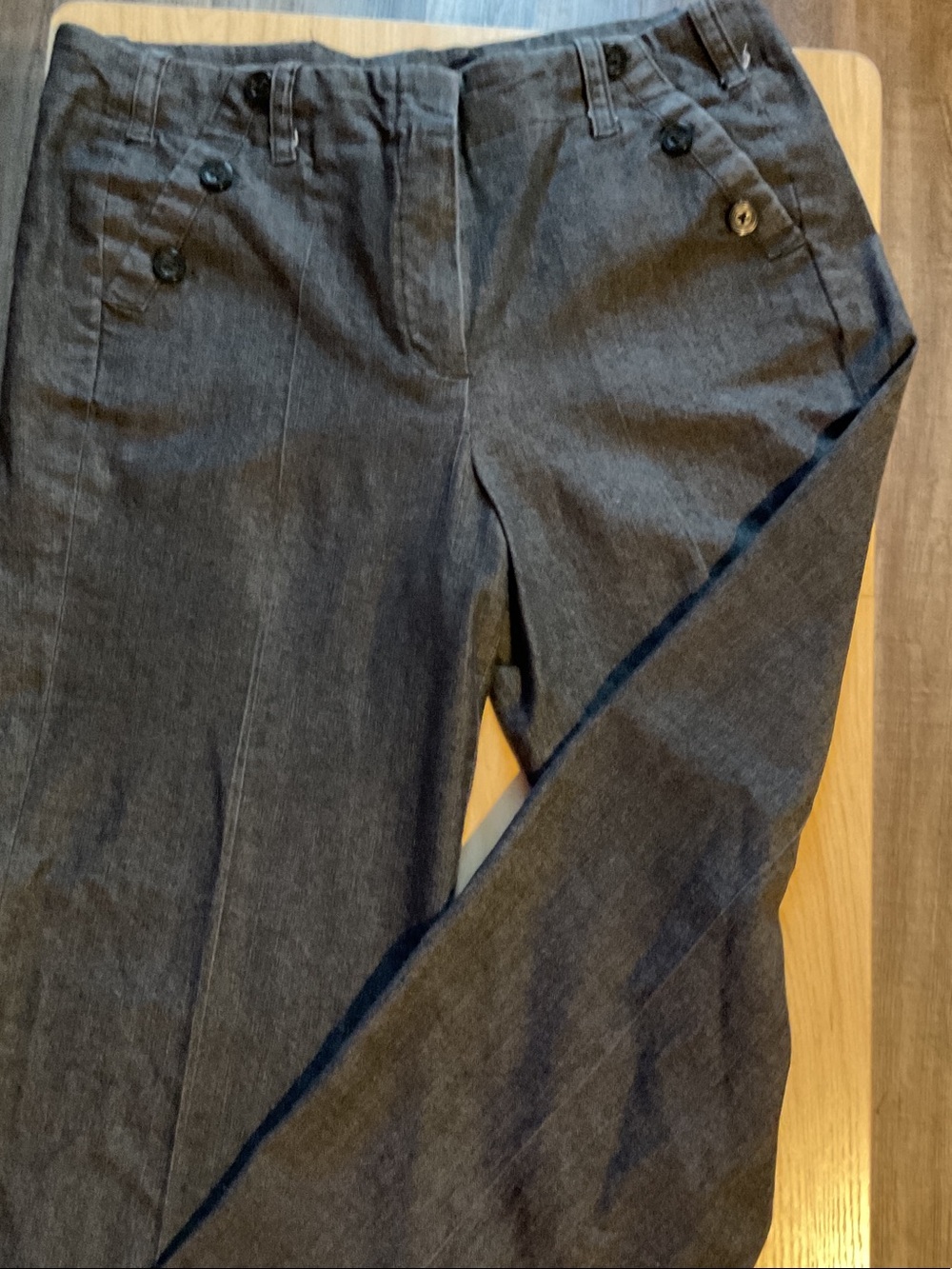 Women’s gray Straight-Leg Dress Pants